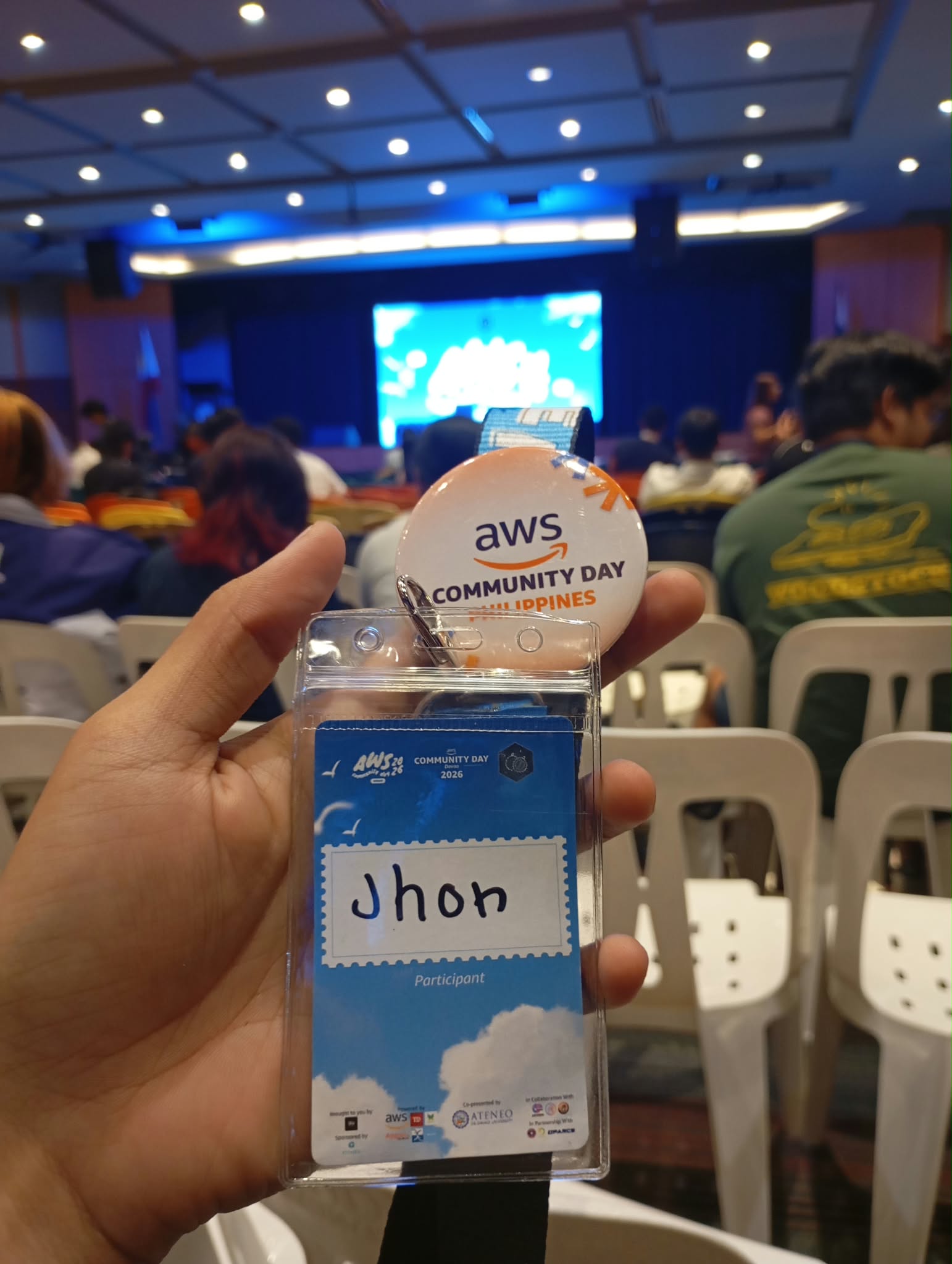 AWS Community Day Philippines swag and shirt